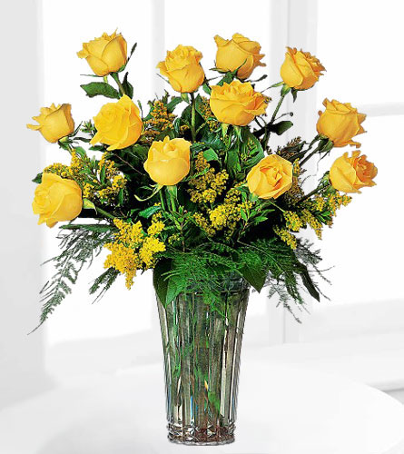 A Dozen Yellow Roses