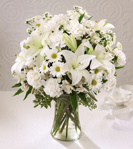 Nature's Wonders Florist - Funeral Flowers - FTD's Angel Wings Arrangement S30-4224x